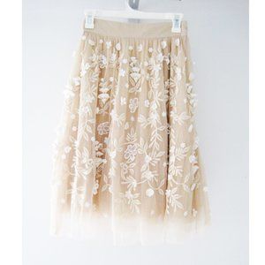 COPY - ASOS Blush Tulle Midi Applique Skirt 2